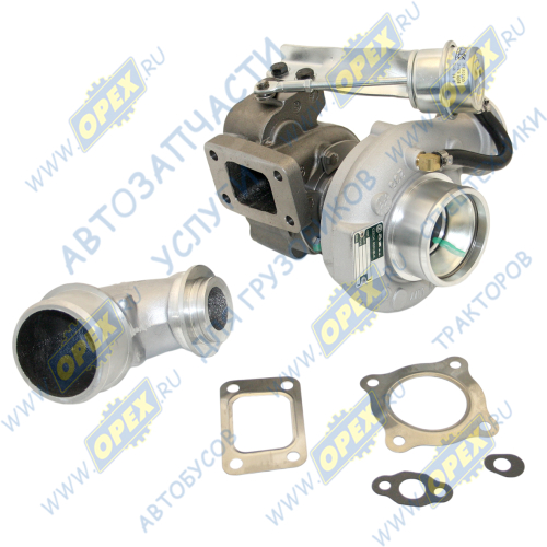 C13-295-01 Турбокомпрессор (дв.ЯМЗ-53443-10,20,23,ЯМЗ-53423-10,60) 170л.с. Евро-5 ГАЗон Некст GAZ on NEXT 4.4L (EURO-5) [YAMZ-53445-20] 170 H/P; с патрубком CZ Strakonice